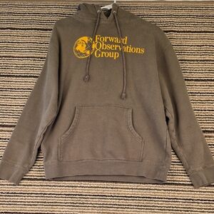 Forward Observations Group FOG Corporate Logo Green Sz M Mens Hoodie Sweater